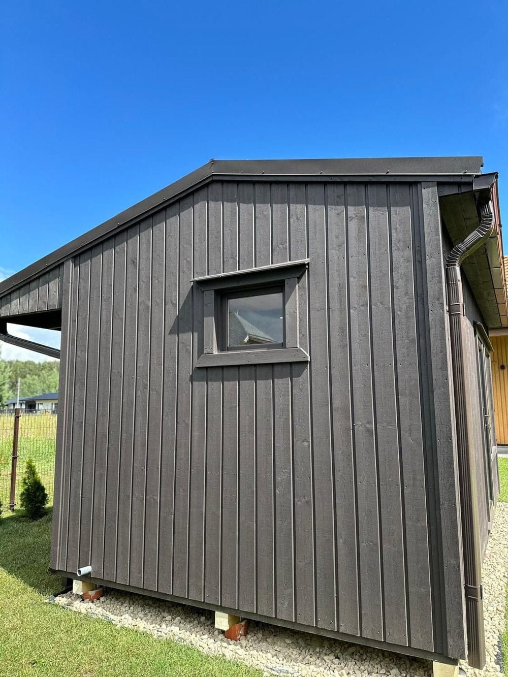 Karkasa pirts, malkas krāsns, 16,5 m², 8 personām — attēls 4
