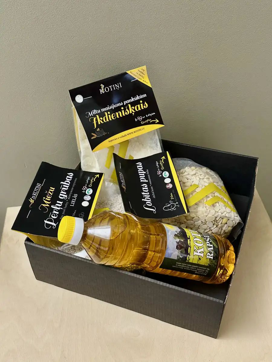 Dāvanu kaste „Pērlītes” — 4 Kotiņu produkti