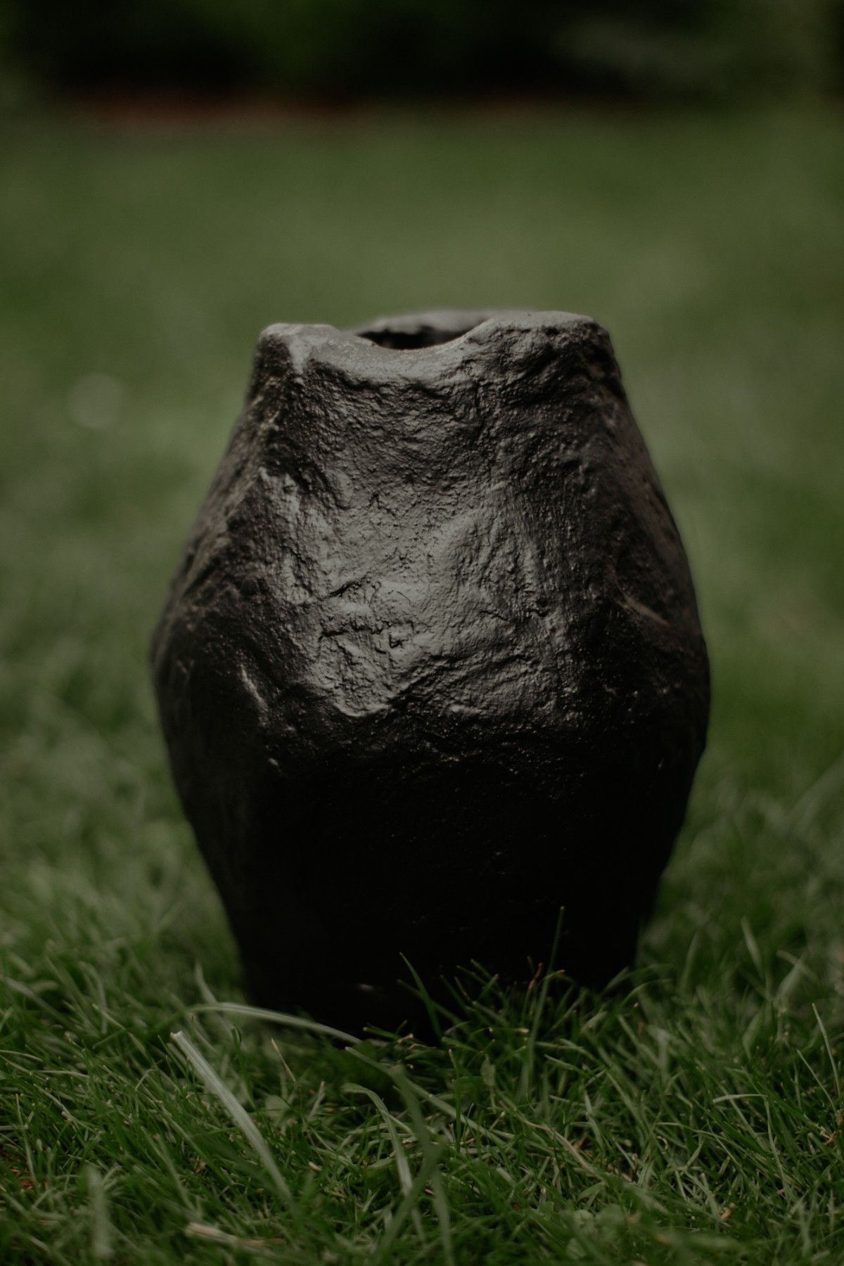 Vāze Artterrace, augstums 30 cm, melnā krāsā — attēls 5