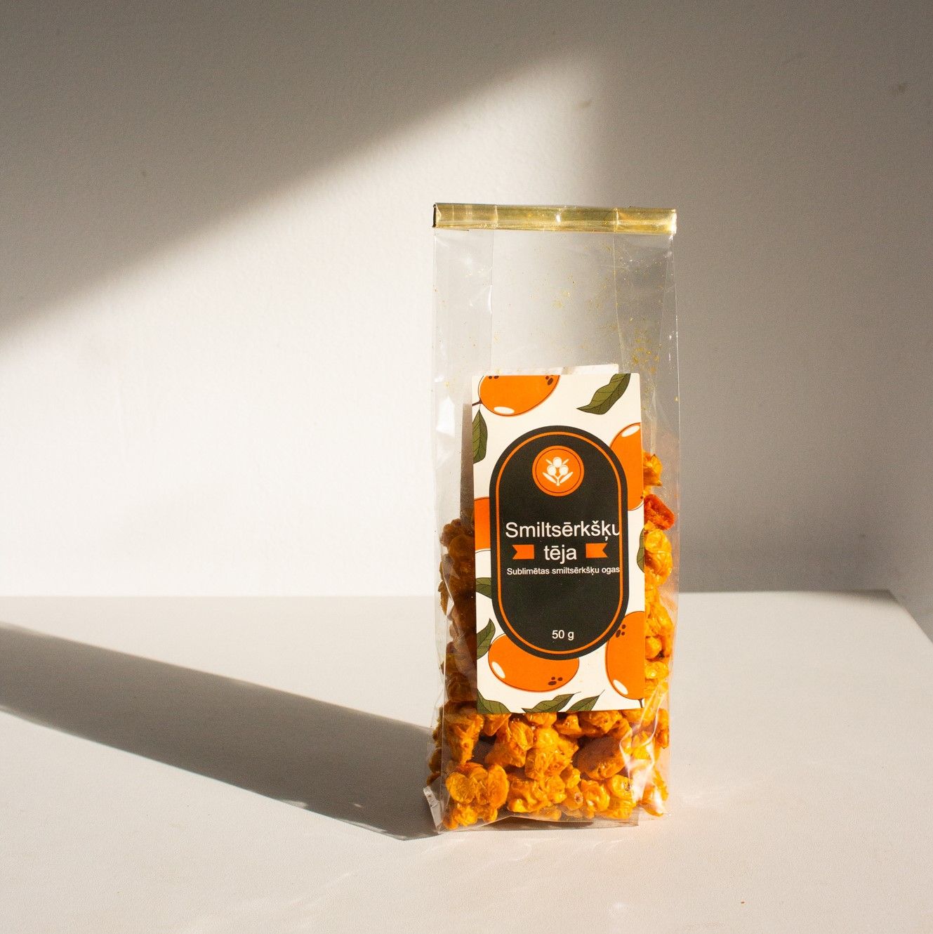 Smiltsērkšķu augļu tēja — liofilizētas ogas, 50 g
