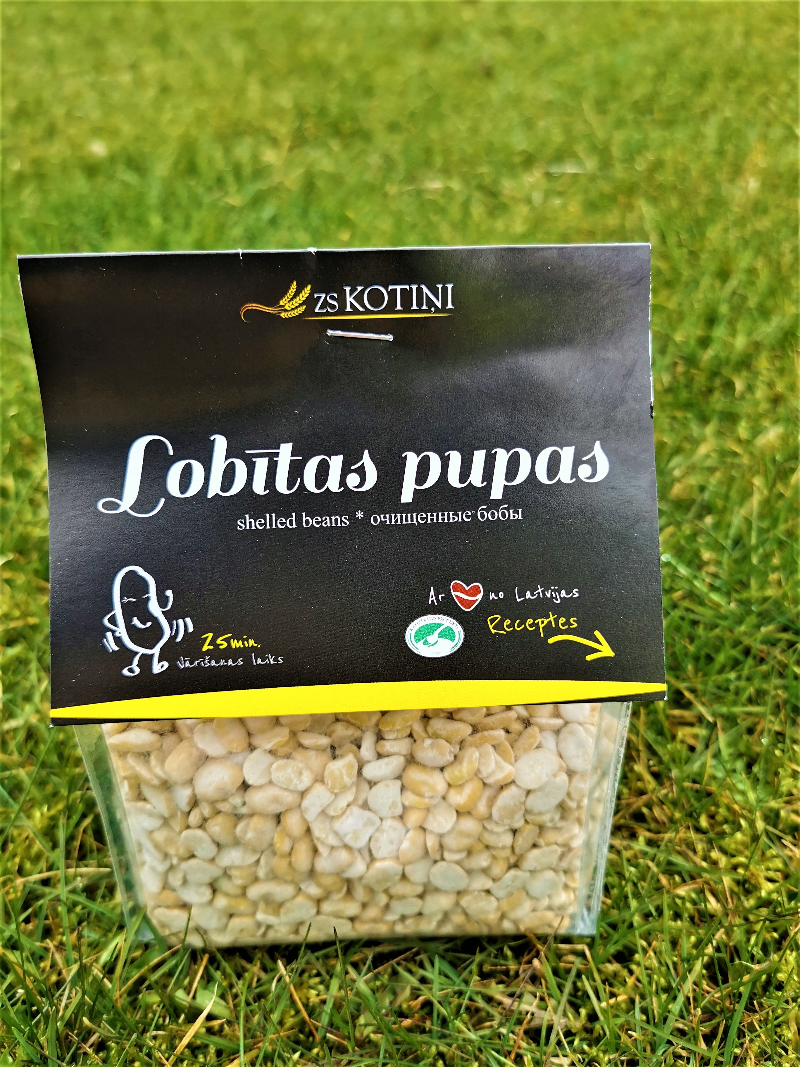 Lobītas lauka pupas, 0,5 kg — attēls 2
