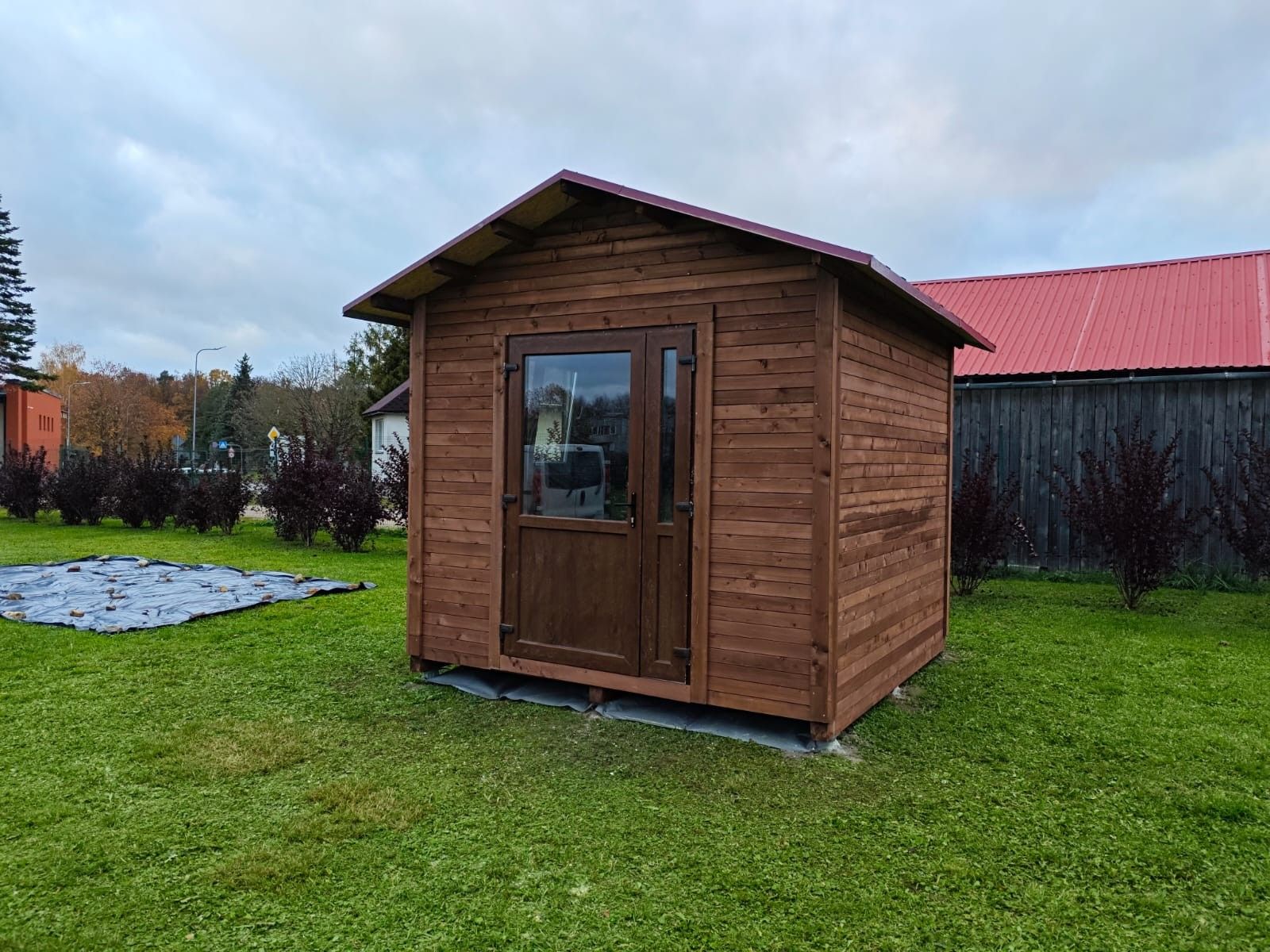 Dārza māja no koka, 9 m², sienas 45 mm