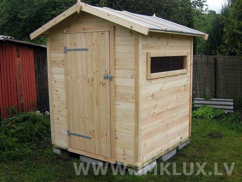 Šķūnis no koka, 3,24 m² — attēls 2