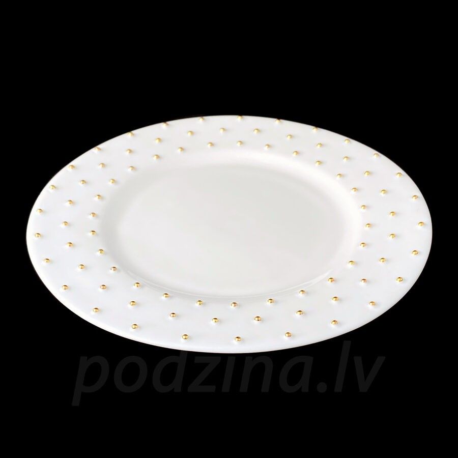 Šķīvji Podziņas porcelāns, deserta, 21 cm, porcelāns