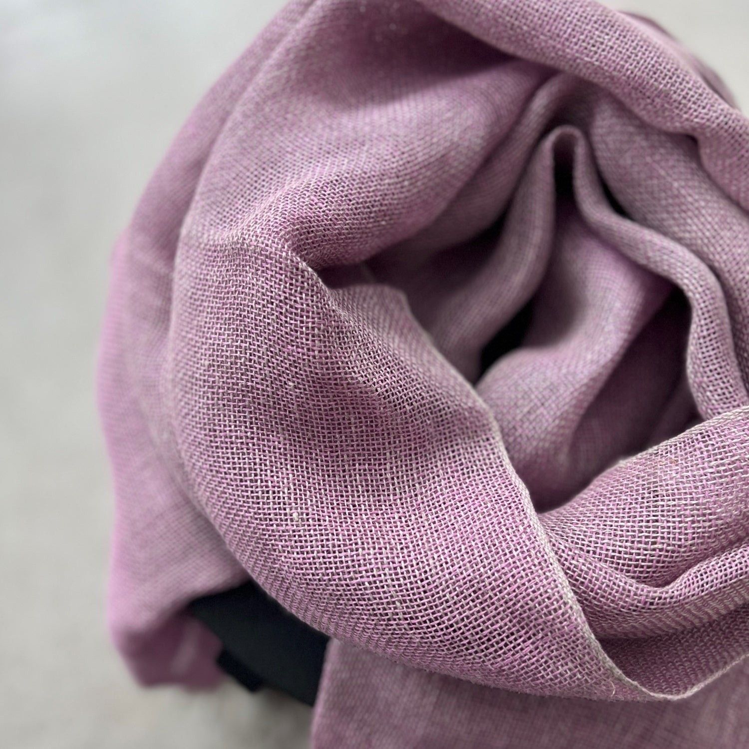 Šalle Studio Natural, lins, violetā krāsā — attēls 3