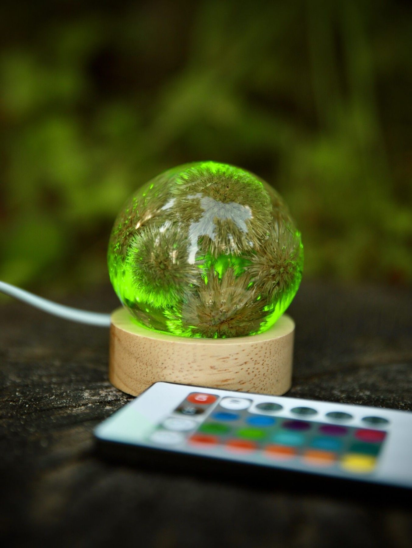 Galda lampa SpiiidBotanics, rgb, rozā krāsā — attēls 3