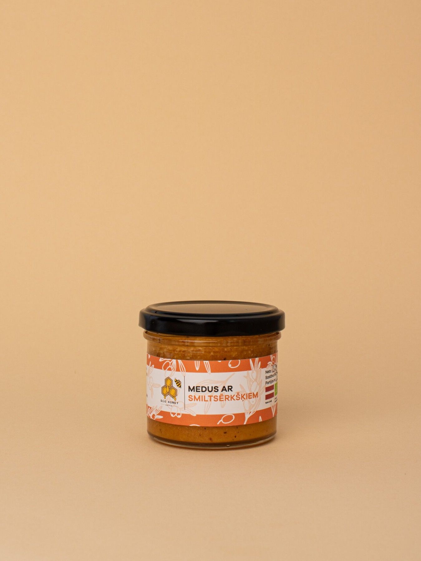 Medus ar piedevām EcoHoney Latvia, 400 g, krēmveida (putots) — attēls 4