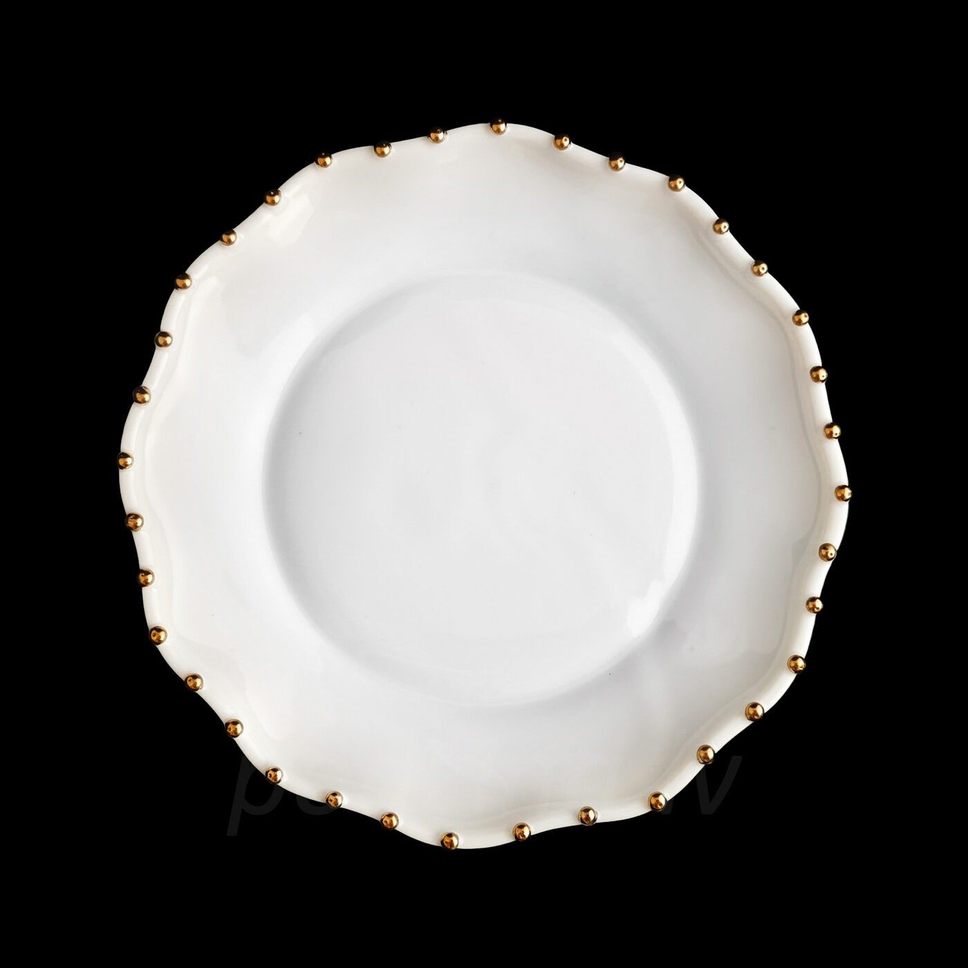 Šķīvji Podziņas porcelāns, 15 cm, porcelāns — attēls 2