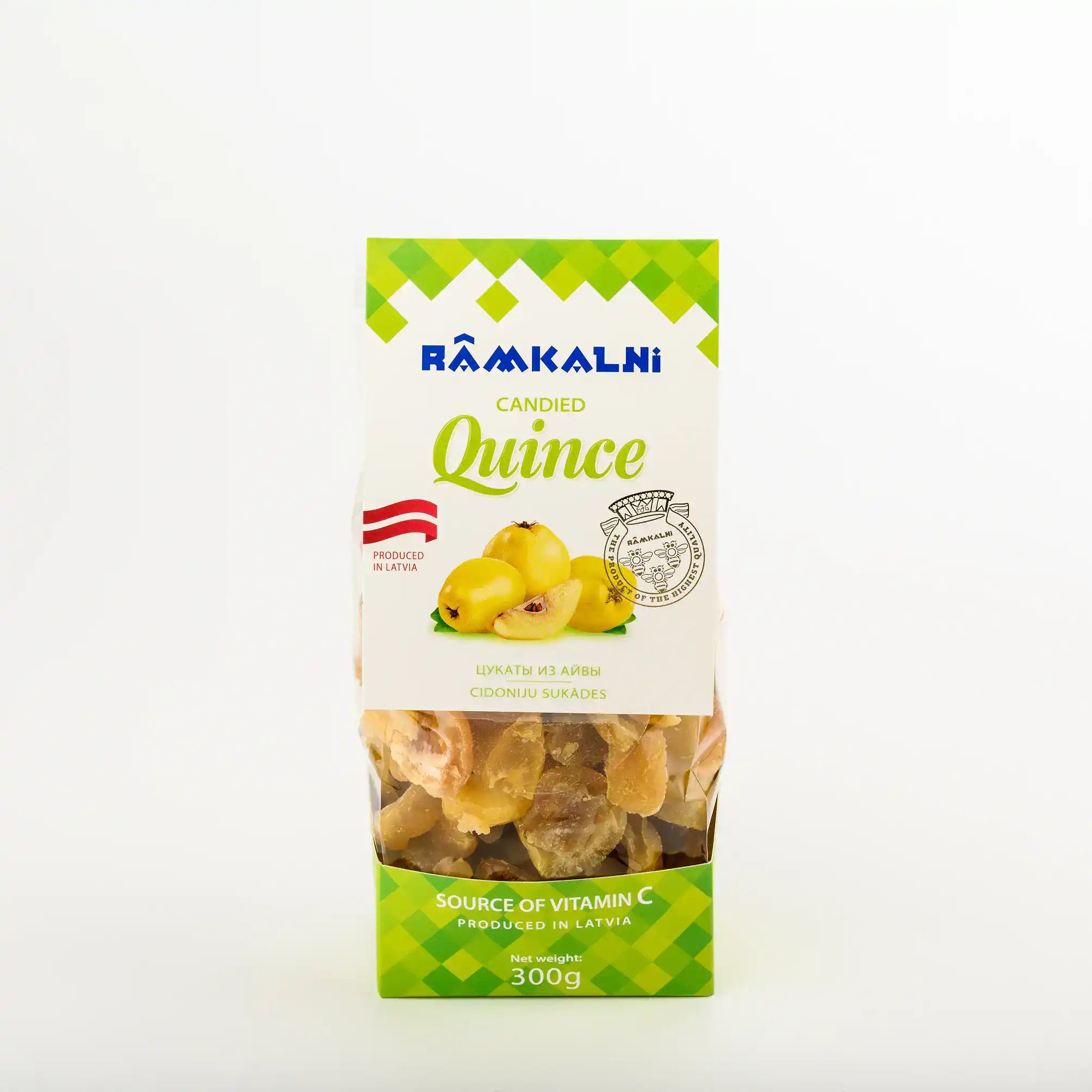 Krūmcidoniju sukādes, 300 g