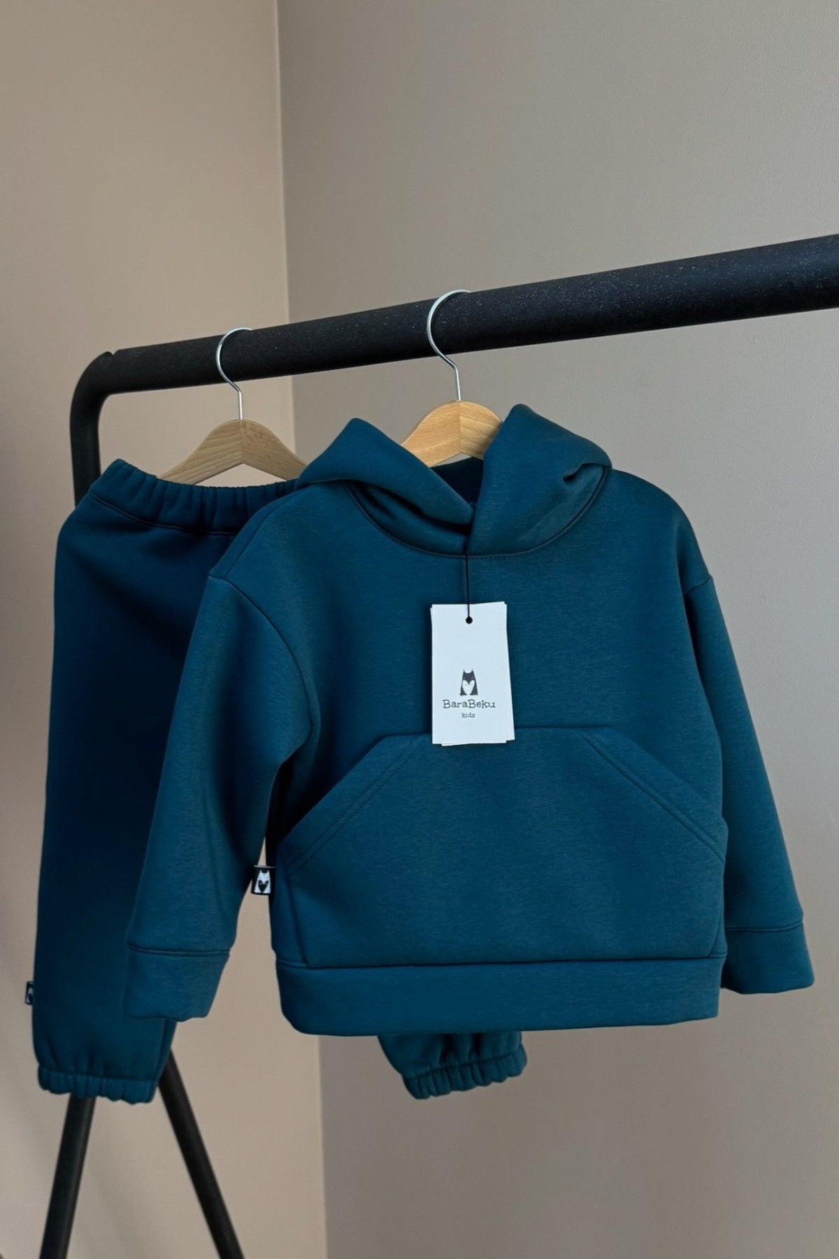 Bērnu apģērbu komplekts BaraBeku Kids, kokvilna, zilā krāsā