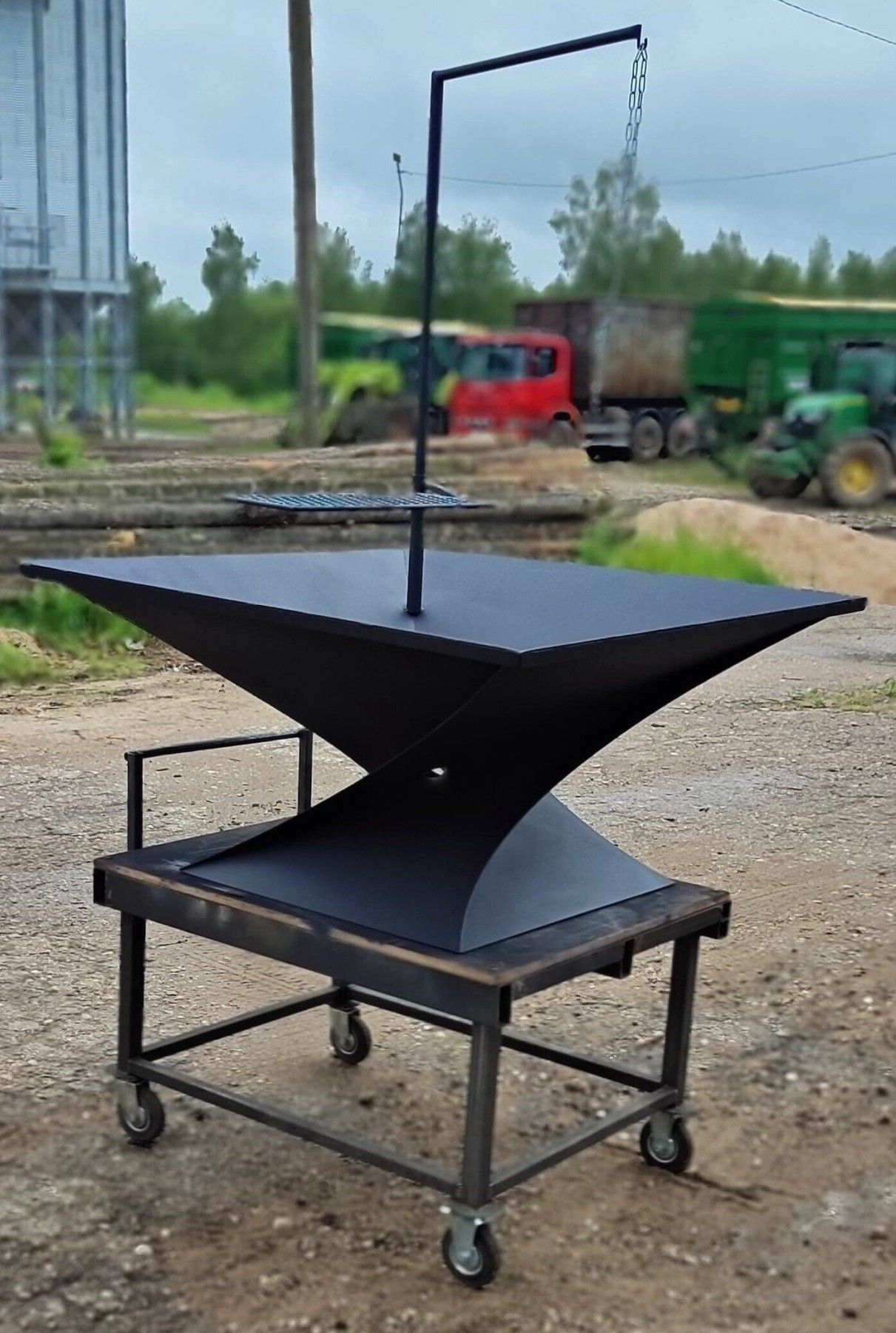 Ugunskura vieta K-ART, augstums 55 cm, tērauds — attēls 2