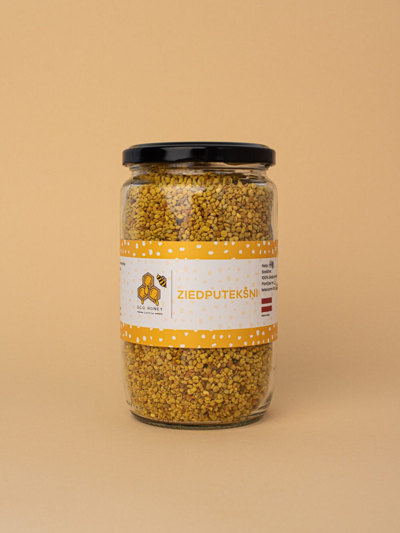 Ziedputekšņi EcoHoney Latvia, 80 g, raža 2026 — attēls 2