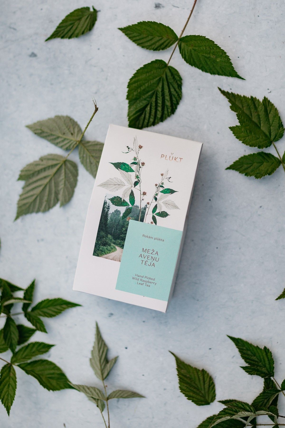 Zāļu tēja PLŪKT, aveņu lapas, 25 g, beramā — attēls 4