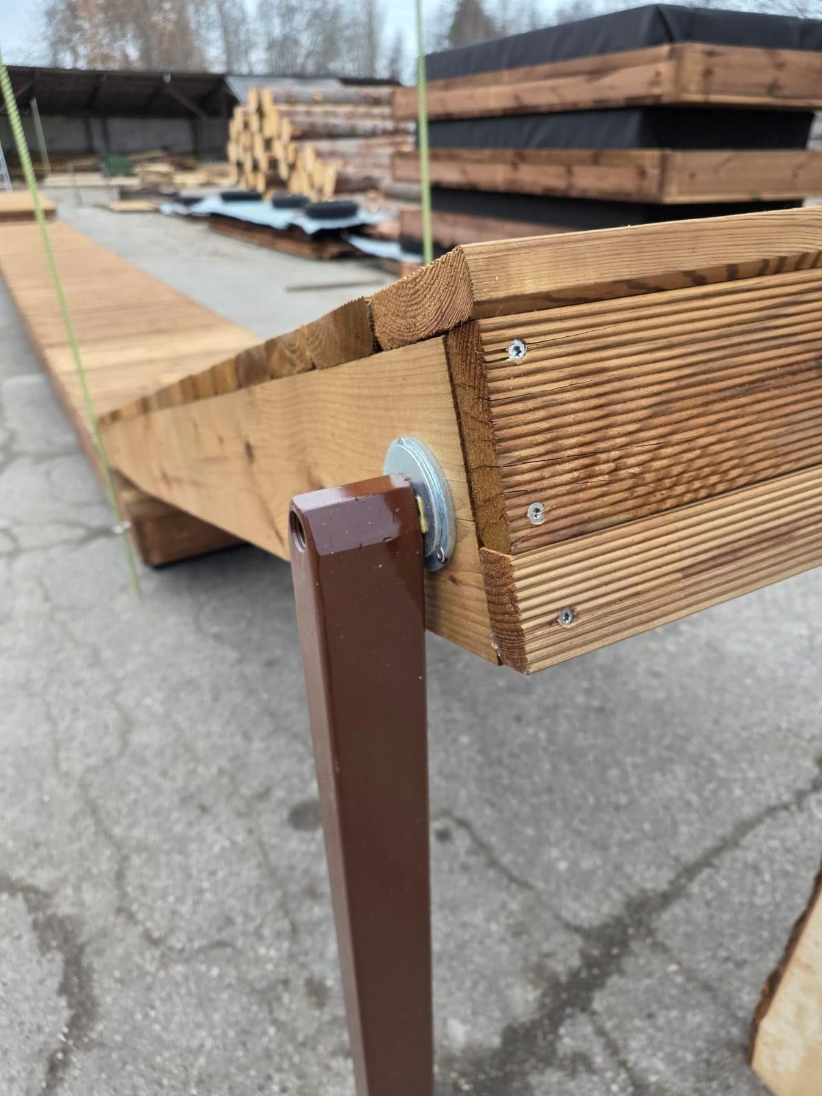 Dārza dekors Balustrāde, pontons / laipa, platums 110 cm — attēls 3