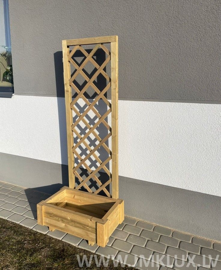 Puķu pods JMK LUX, puķu kaste, platums 40 cm, garums 60 cm — attēls 3