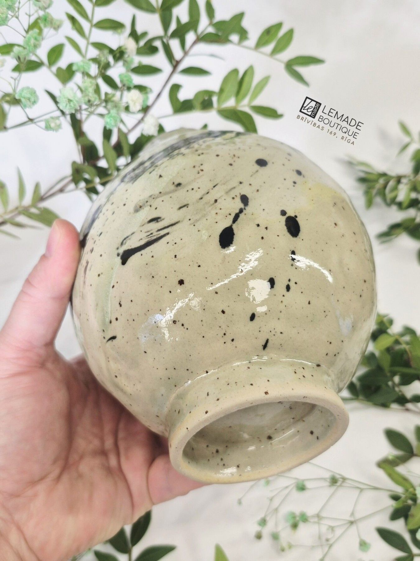 Vāze LeMade, augstums 17,5 cm, keramika, bēšā krāsā — attēls 5