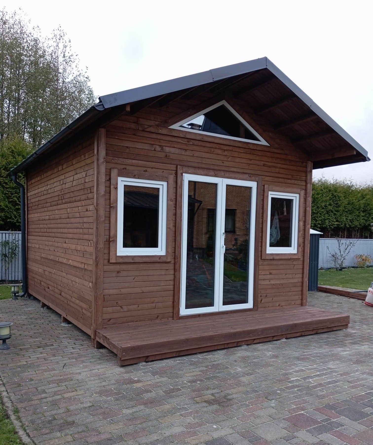 Dārza māja no koka, 24 m², sienas 45 mm