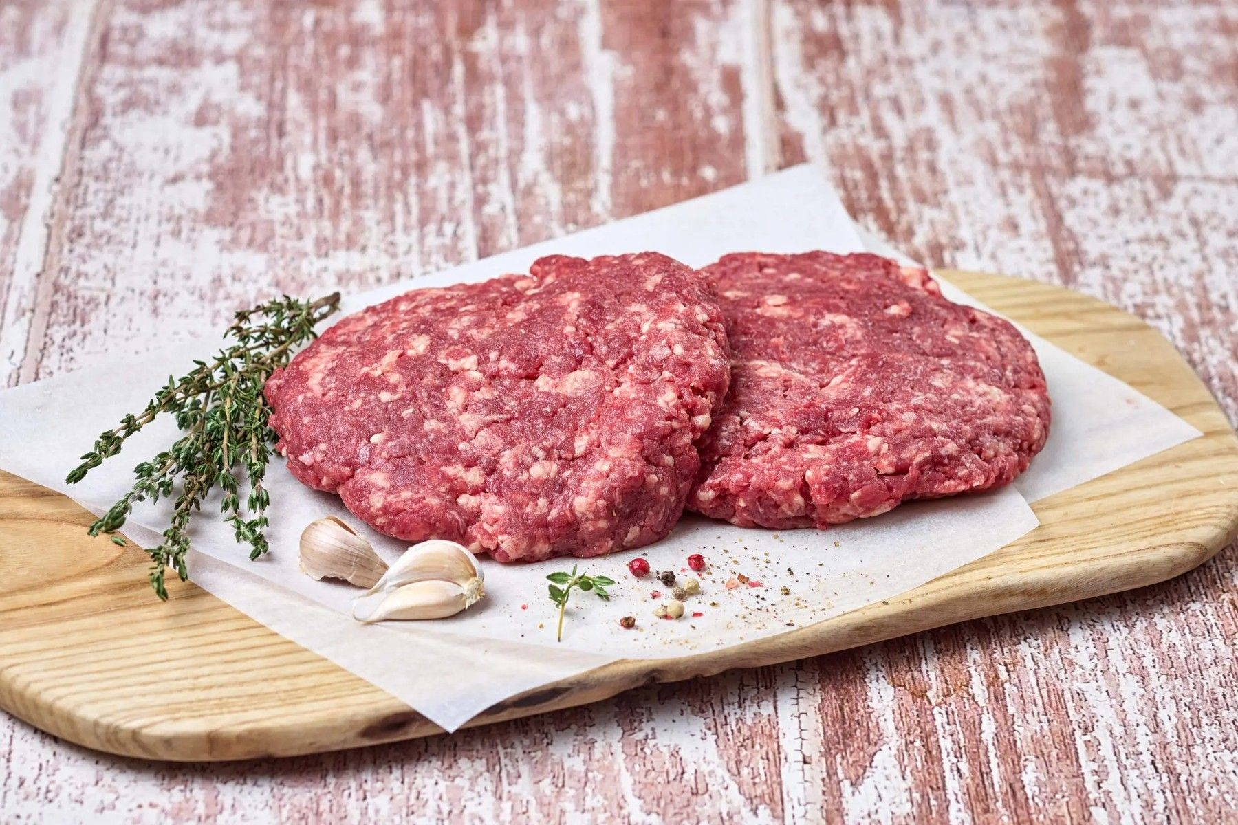 Liellopa gaļas burgeri BIO ar liellopa taukiem, 4 gab. — attēls 2