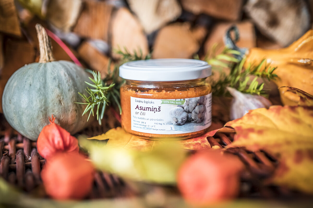 Ķiploku mērce „Asumiņš” ar čili, 170 g