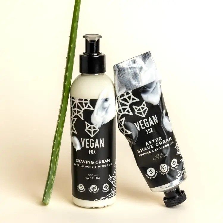 Skūšanās putas / krēms Vegan Fox, krēms, 200 ml — attēls 3