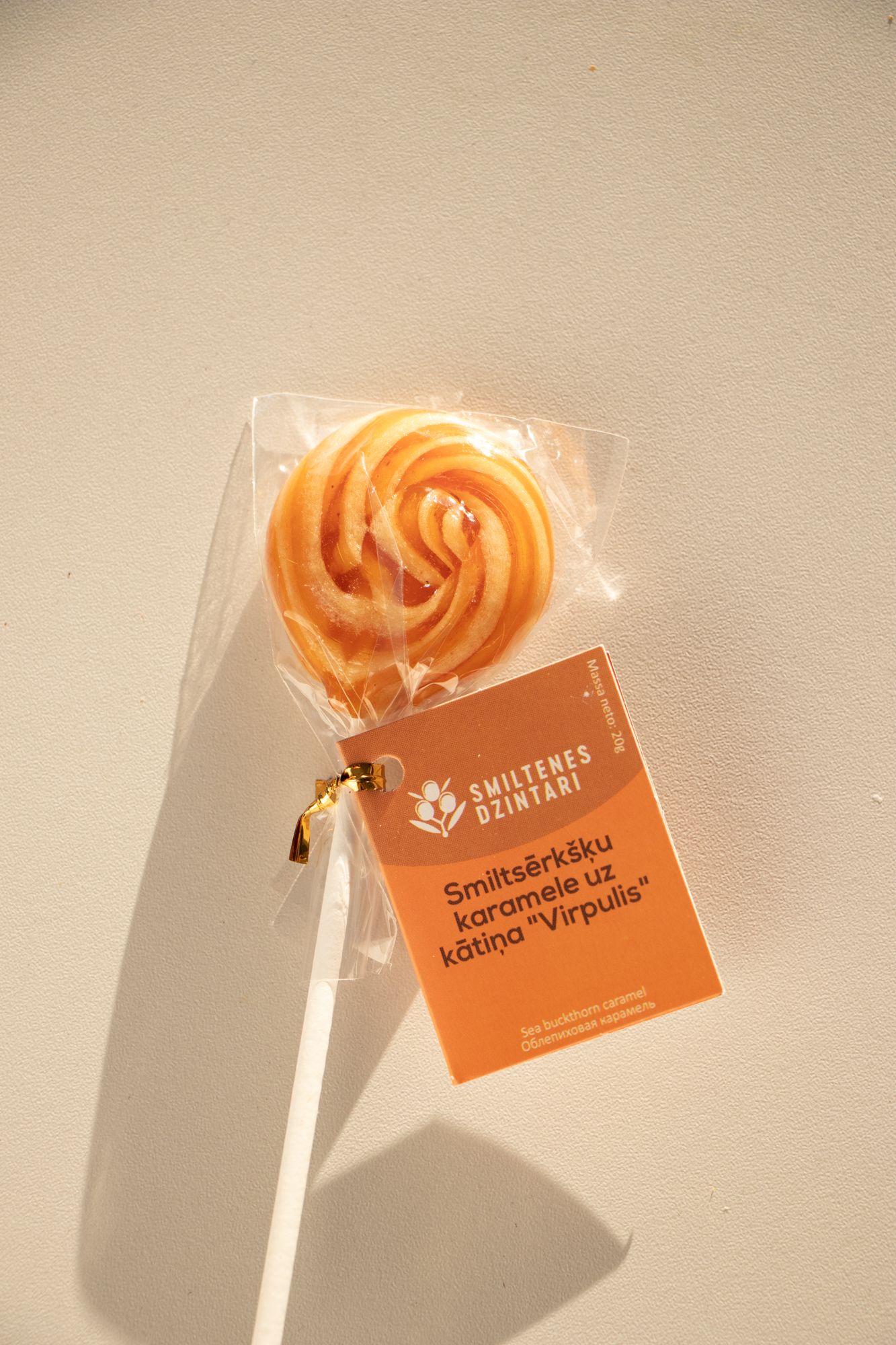 Smiltsērkšķu karamele uz kociņa „Virpulis”, 20 g — attēls 2
