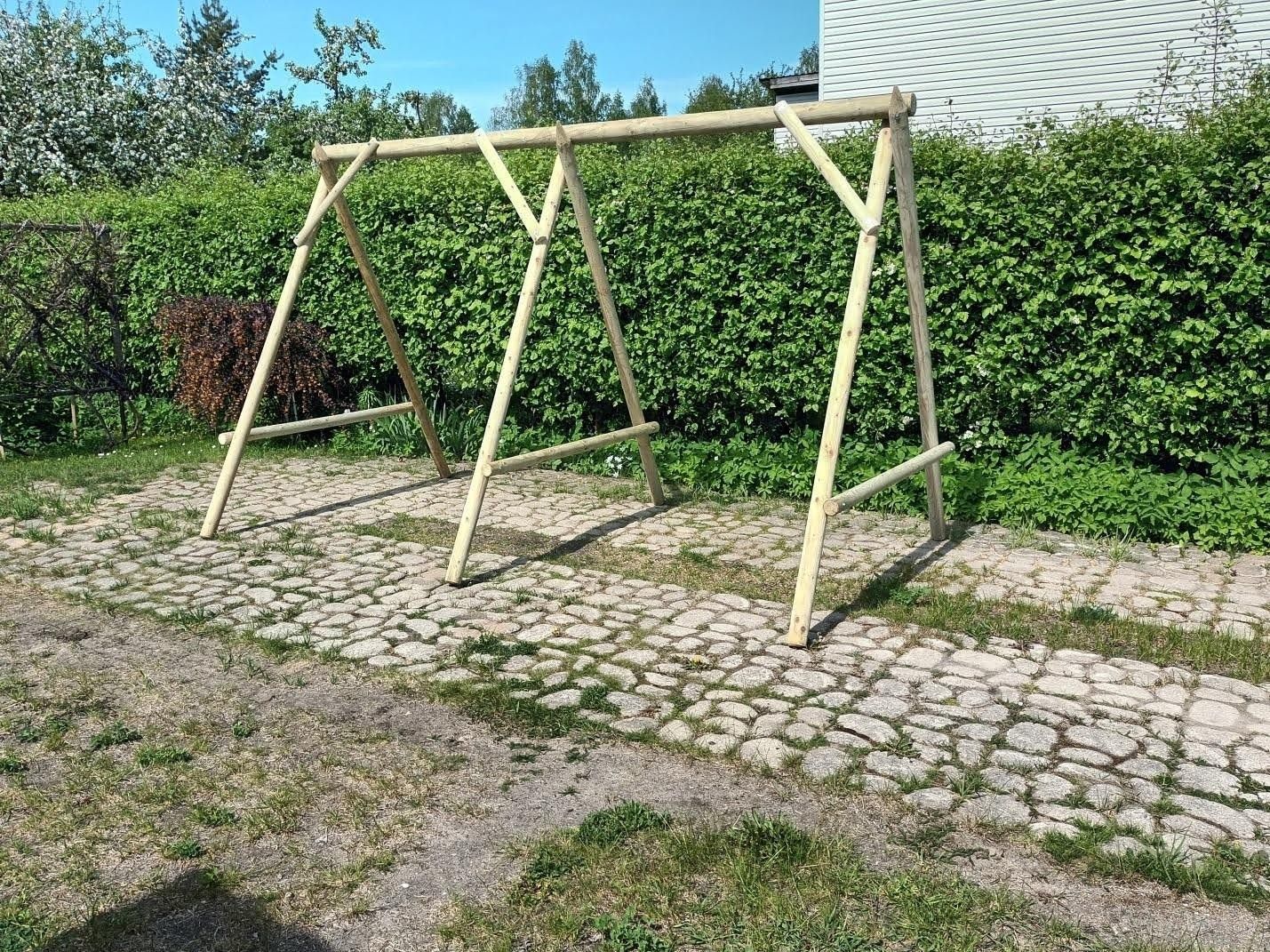 Bērnu šūpoles, koks — attēls 3