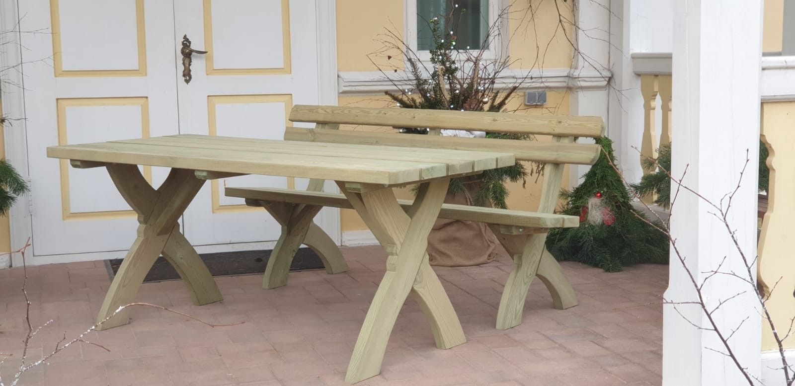 Dārza mēbeļu komplekts Timber Dream Sigulda, platums 150 cm — attēls 2