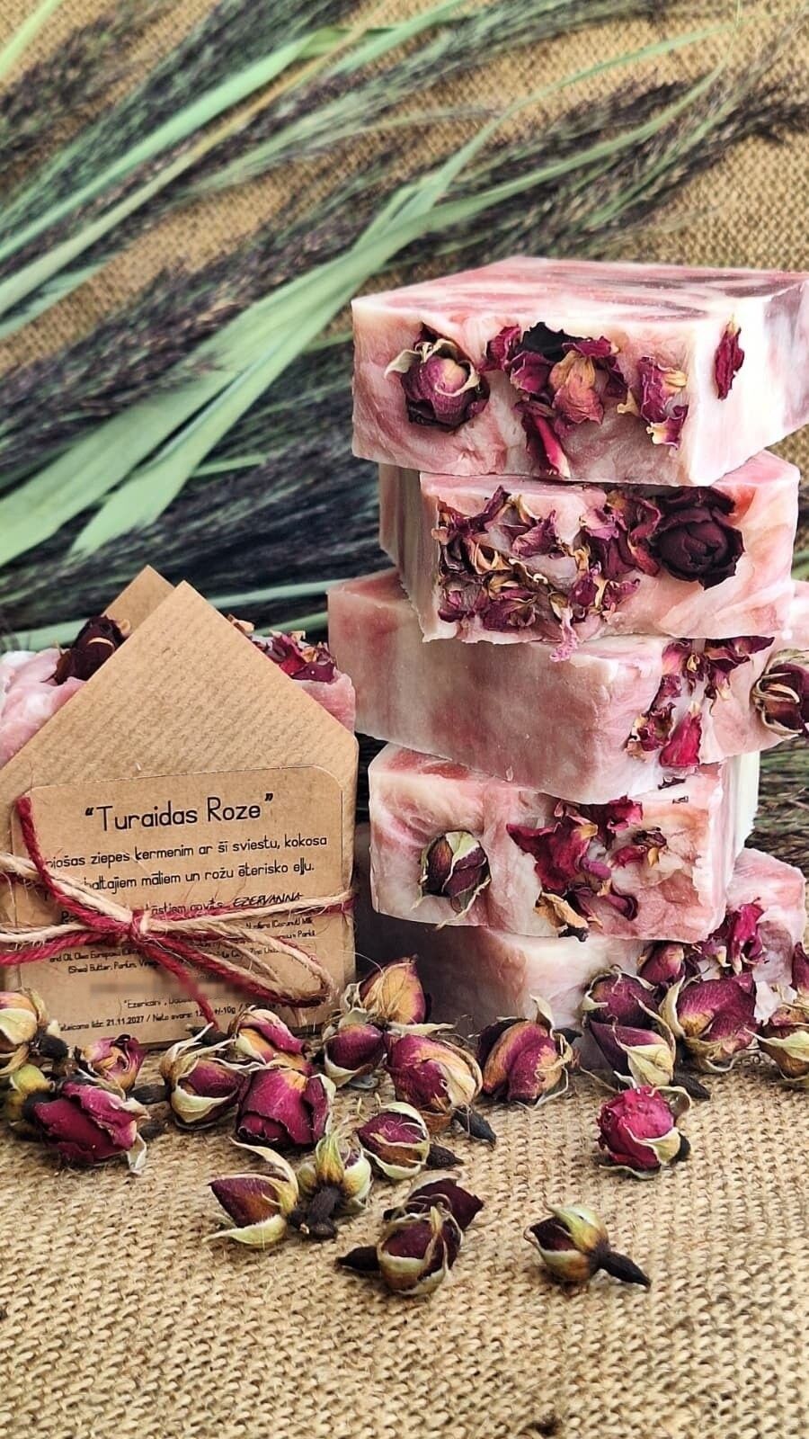 Cietās ziepes Ezervanna, ziedu aromāts, 125 g