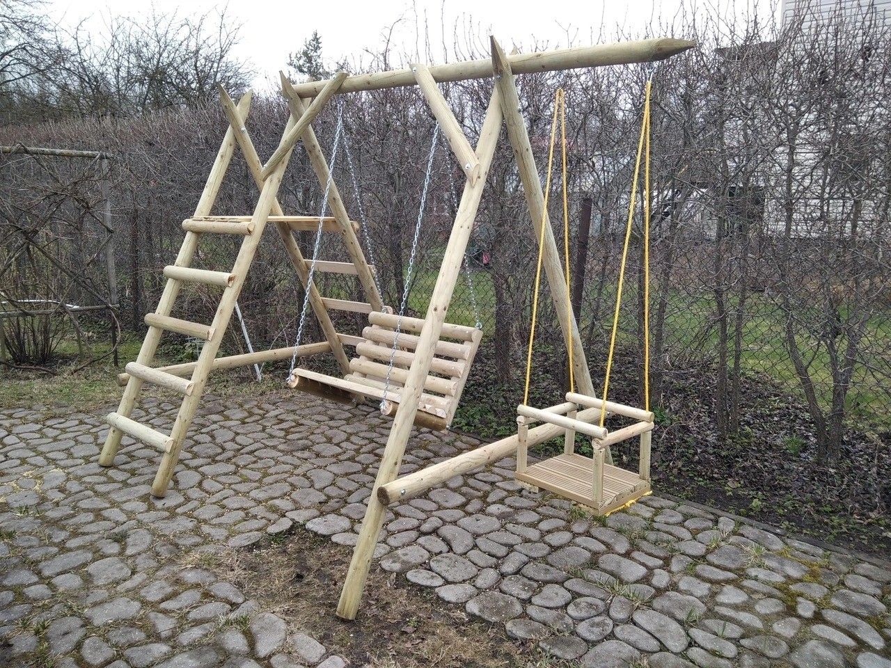 Rotaļu komplekss, platums 2,1 m, garums 2,9 m, koks