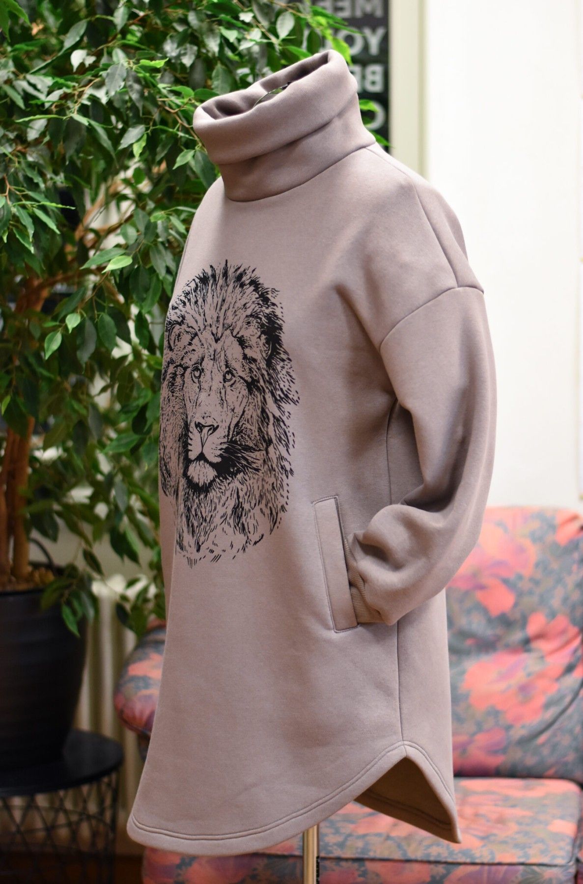 Kleita PIENALOTÉ, XS, S, M, L, XL, pelēkā krāsā — attēls 3