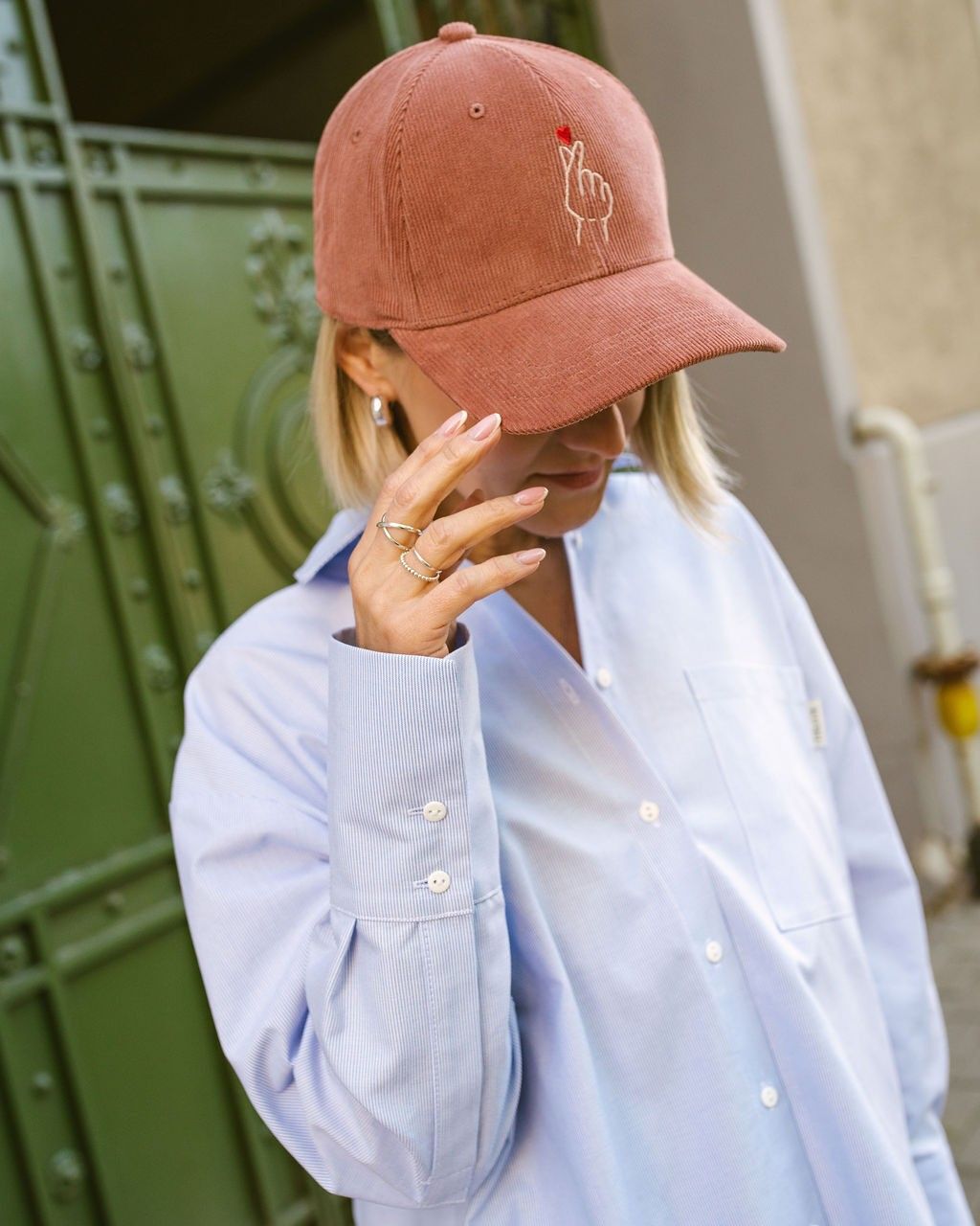 Blūze TRU:DE, XS, S, M, L, XL, gaiši zilā, baltā krāsā — attēls 5