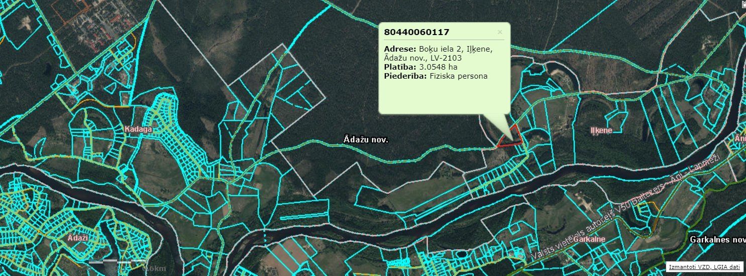 Zemes gabals 3,6 ha, Boķu iela 2, Ādažu pagasts — attēls 2