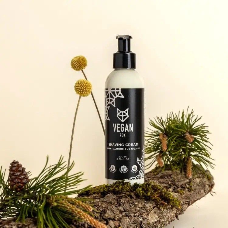 Skūšanās putas / krēms Vegan Fox, krēms, 200 ml — attēls 2