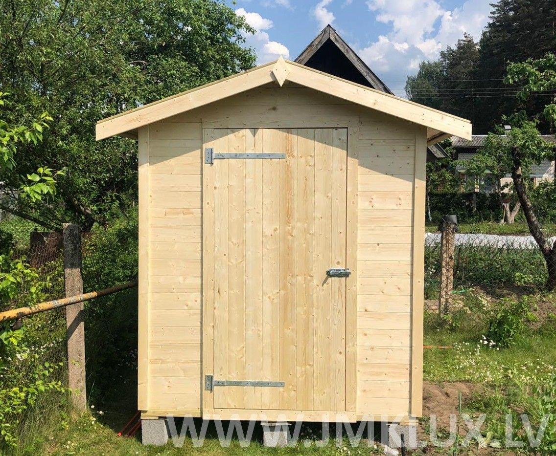 Šķūnis no koka, 3,24 m²