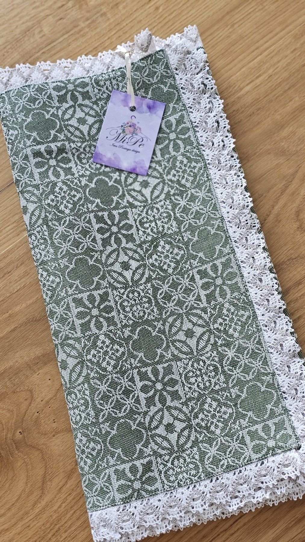 Galdauts MiPe Design, platums 37 cm, garums 155 cm, lins — attēls 4