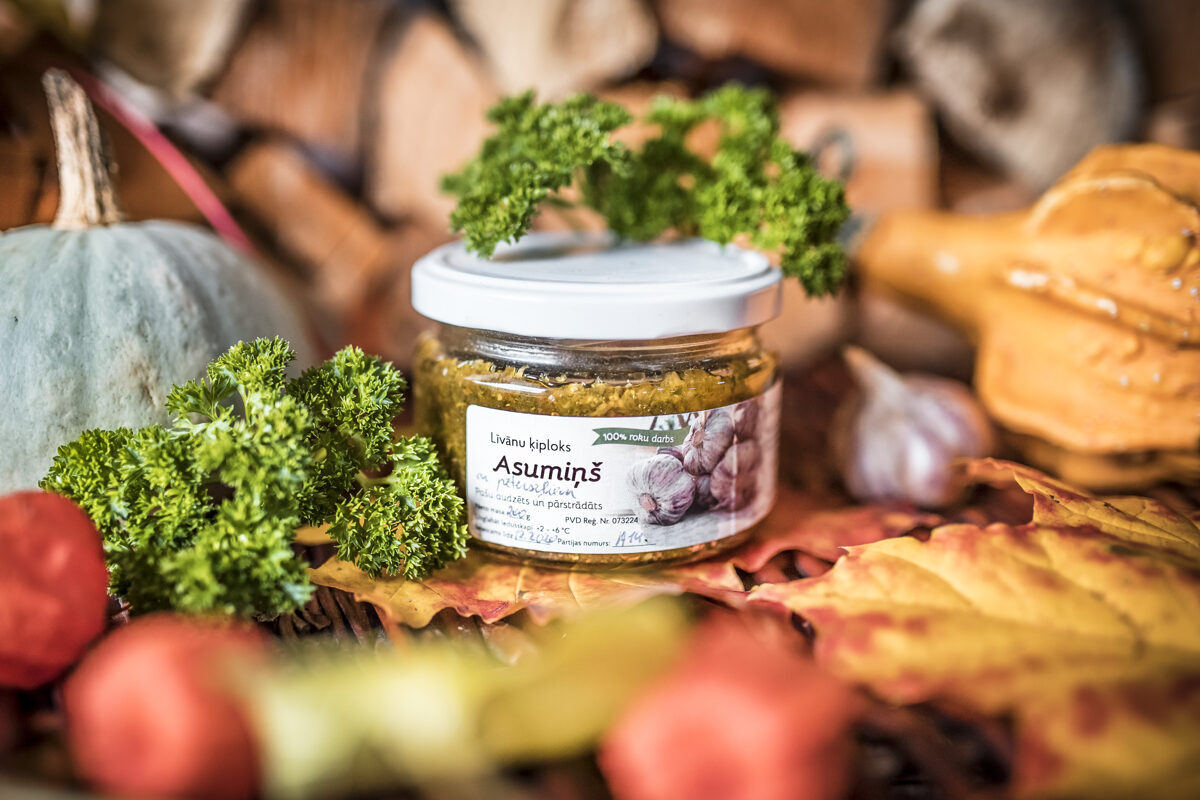 Ķiploku mērce „Asumiņš” ar sīpollokiem, 170 g