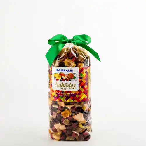 Ogu un augļu sukādes (asorti), 1 kg
