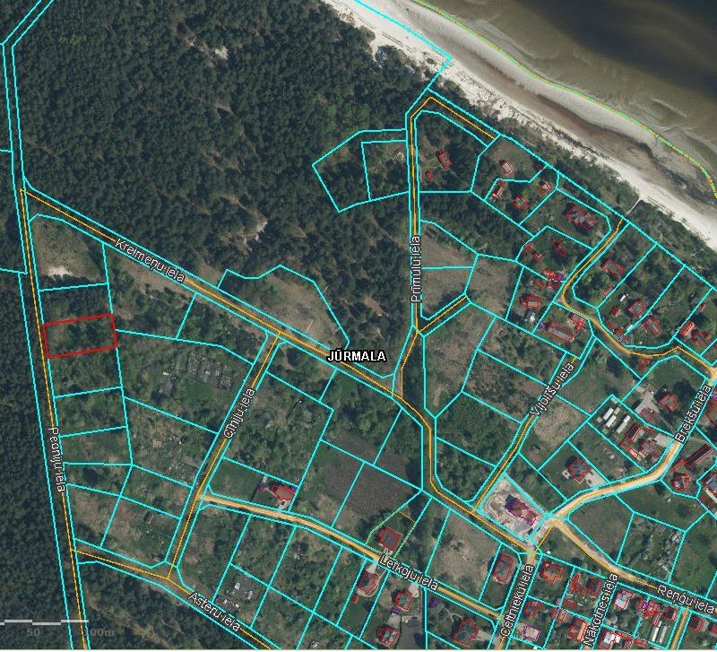 Zemes gabals 1798 m², Peoniju iela 12, Jūrmala — attēls 3