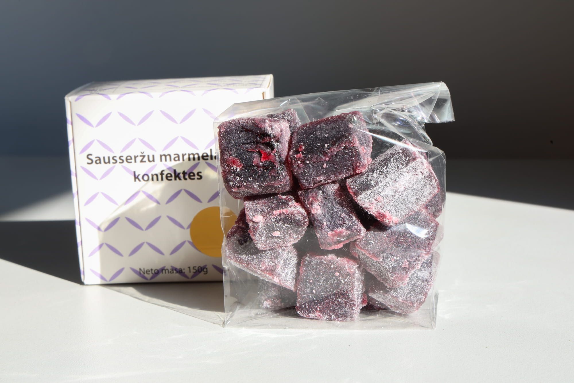 Sausseržu marmelādes konfektes, 150 g — attēls 2