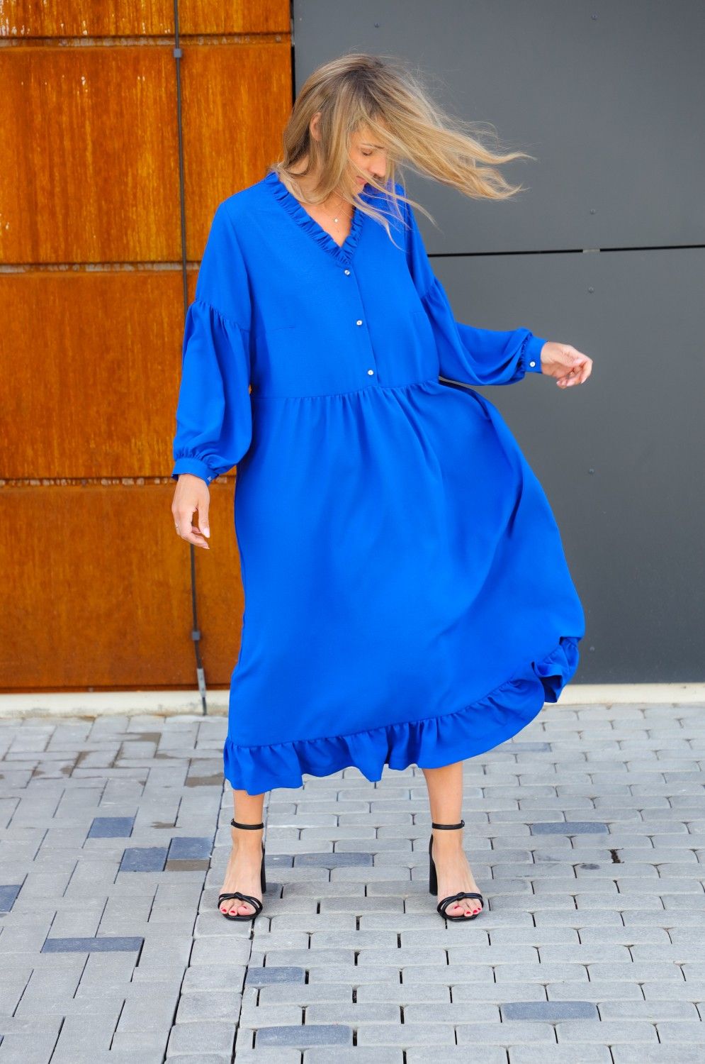 Kleita DEJAMOON, one size, midi, poliesters