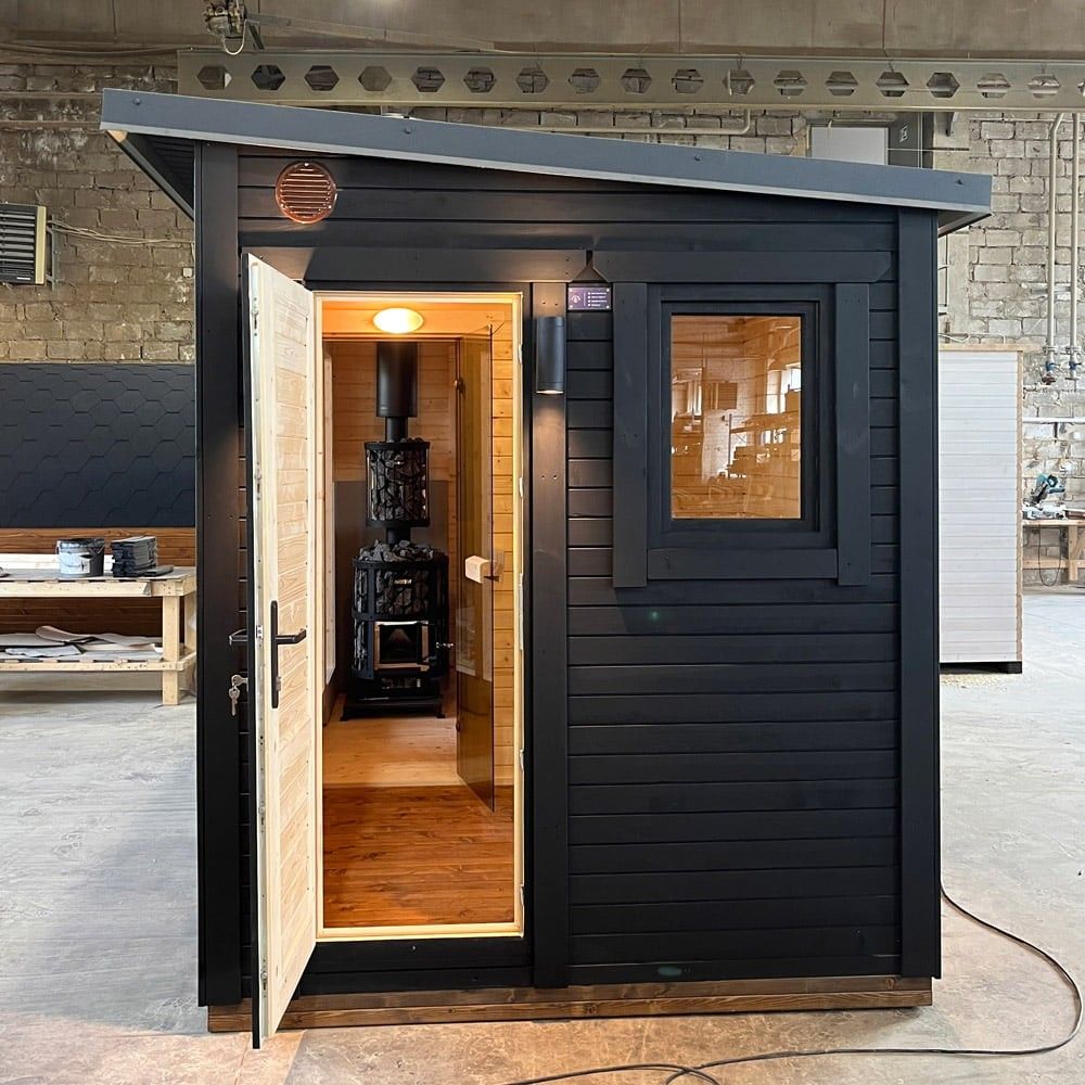 Karkasa pirts, 10 m², 8 personām — attēls 3