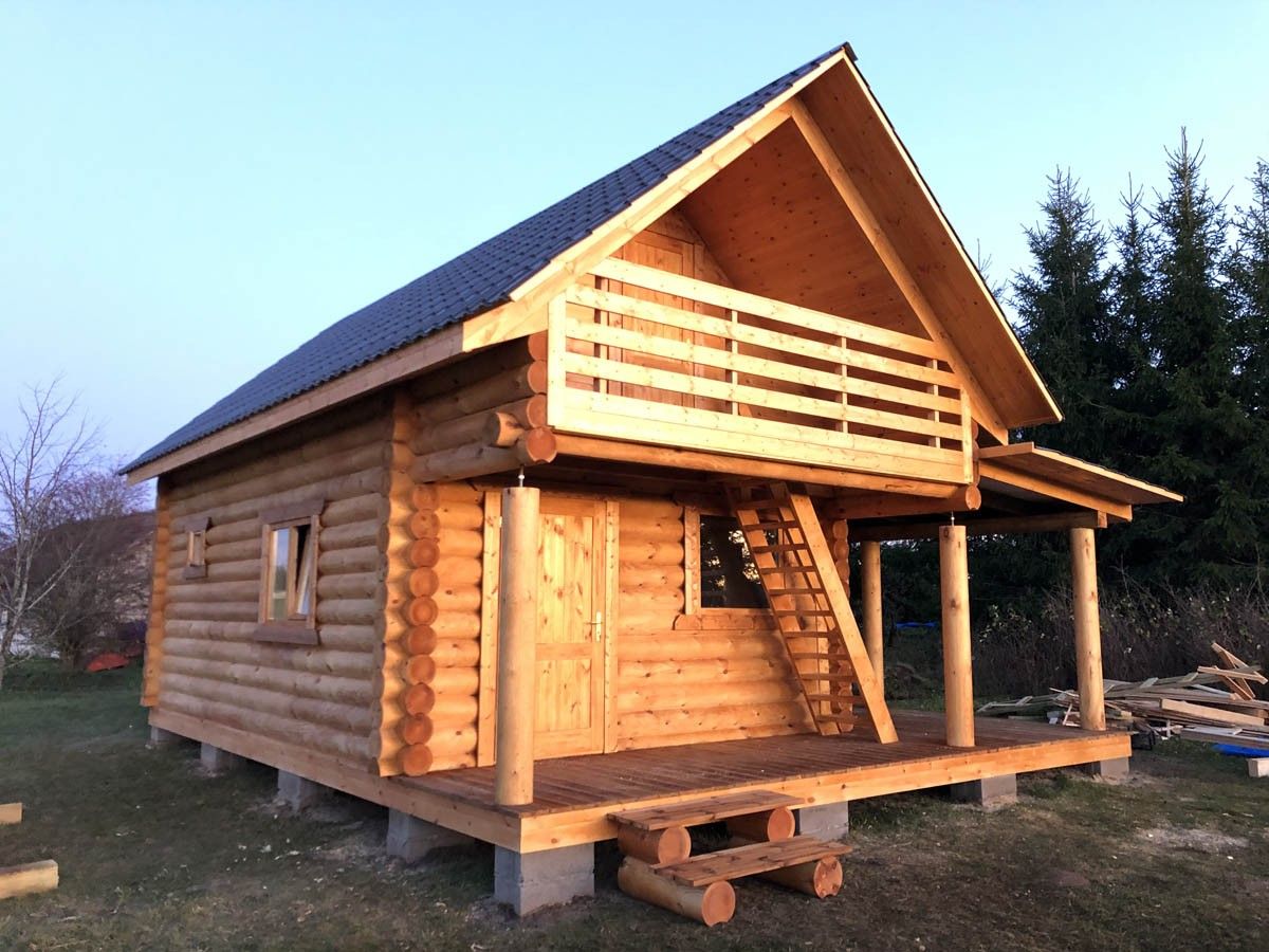 Dārza māja no koka, 80 m² — attēls 2