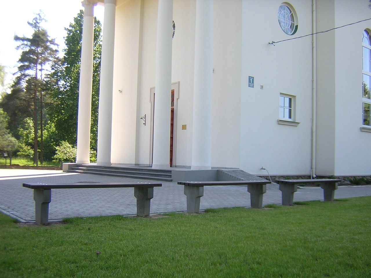 Dārza mēbeles Balustrāde, bordo, pelēkā krāsā — attēls 3