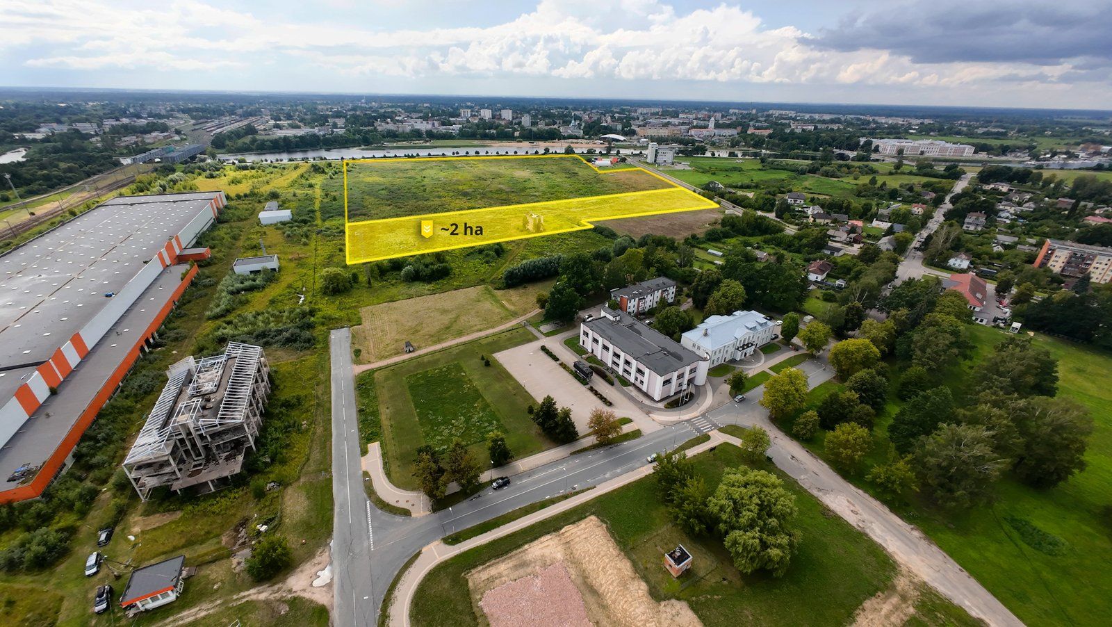 Zemes gabals 2 ha, Peldu iela 8, Jelgava