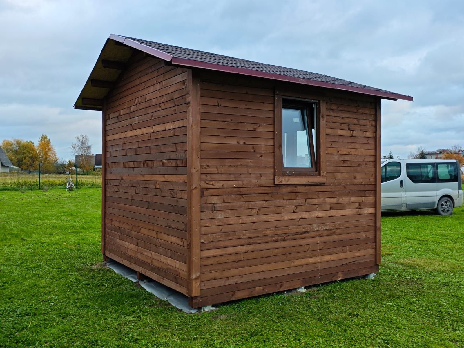 Dārza māja no koka, 9 m², sienas 45 mm — attēls 3