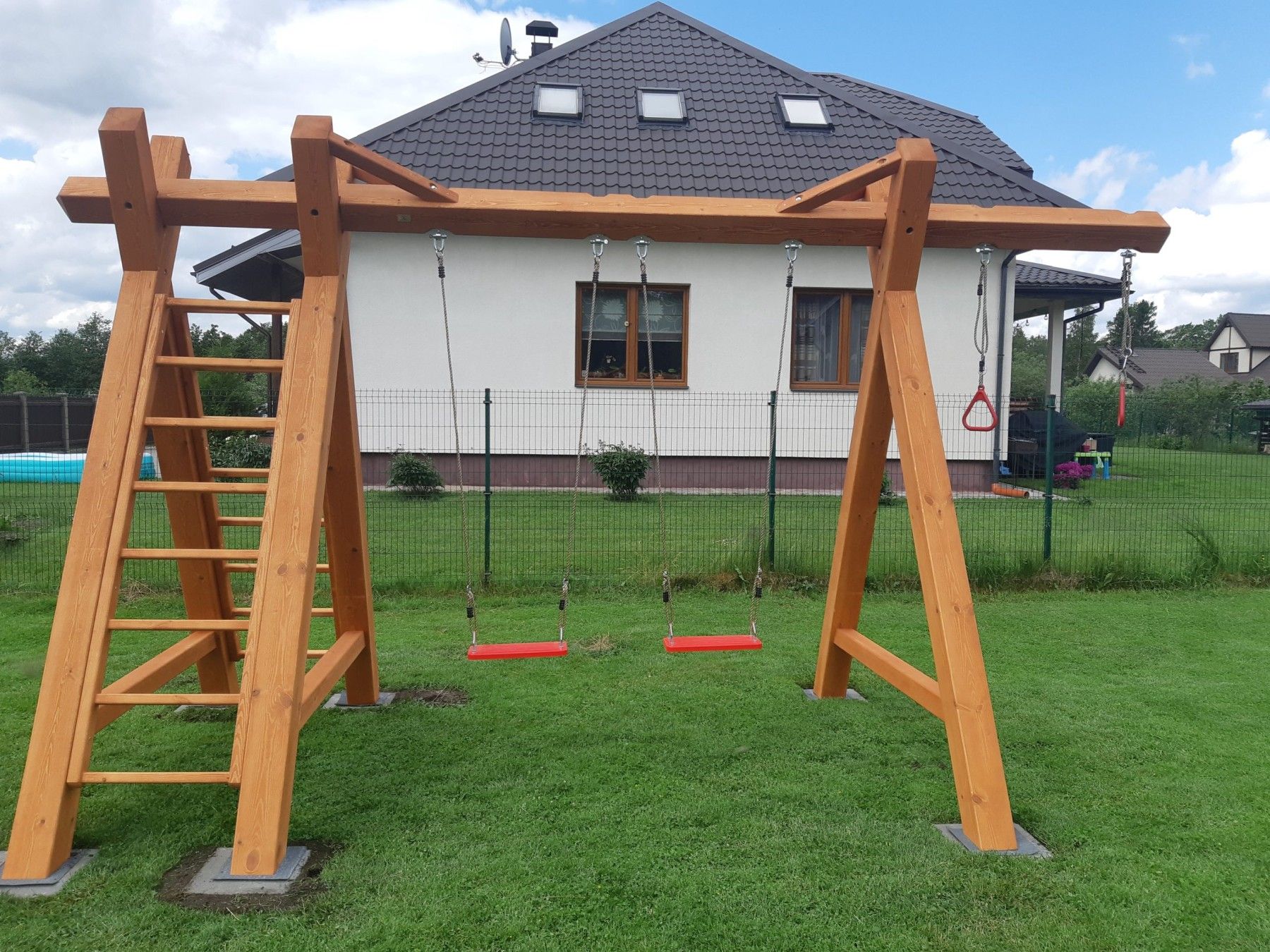 Bērnu šūpoles Timber Dream, klasiskās, koks
