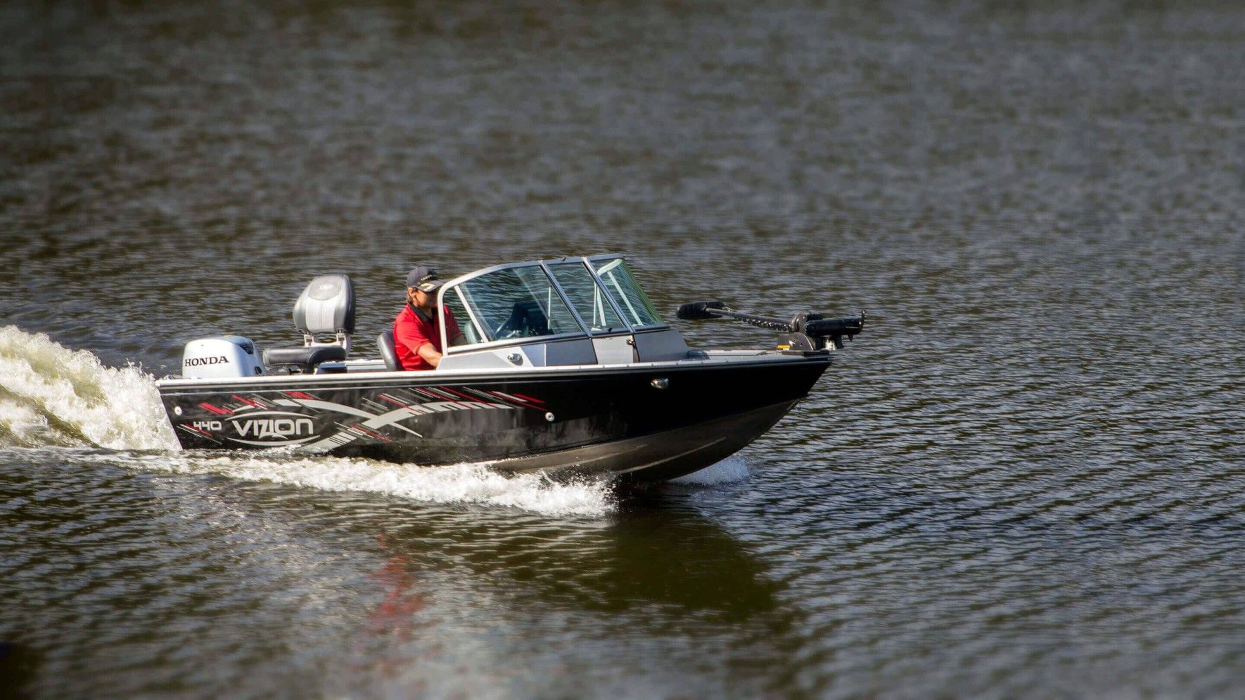 Motorlaiva VIZION 440CS, 4,43 m, alumīnijs