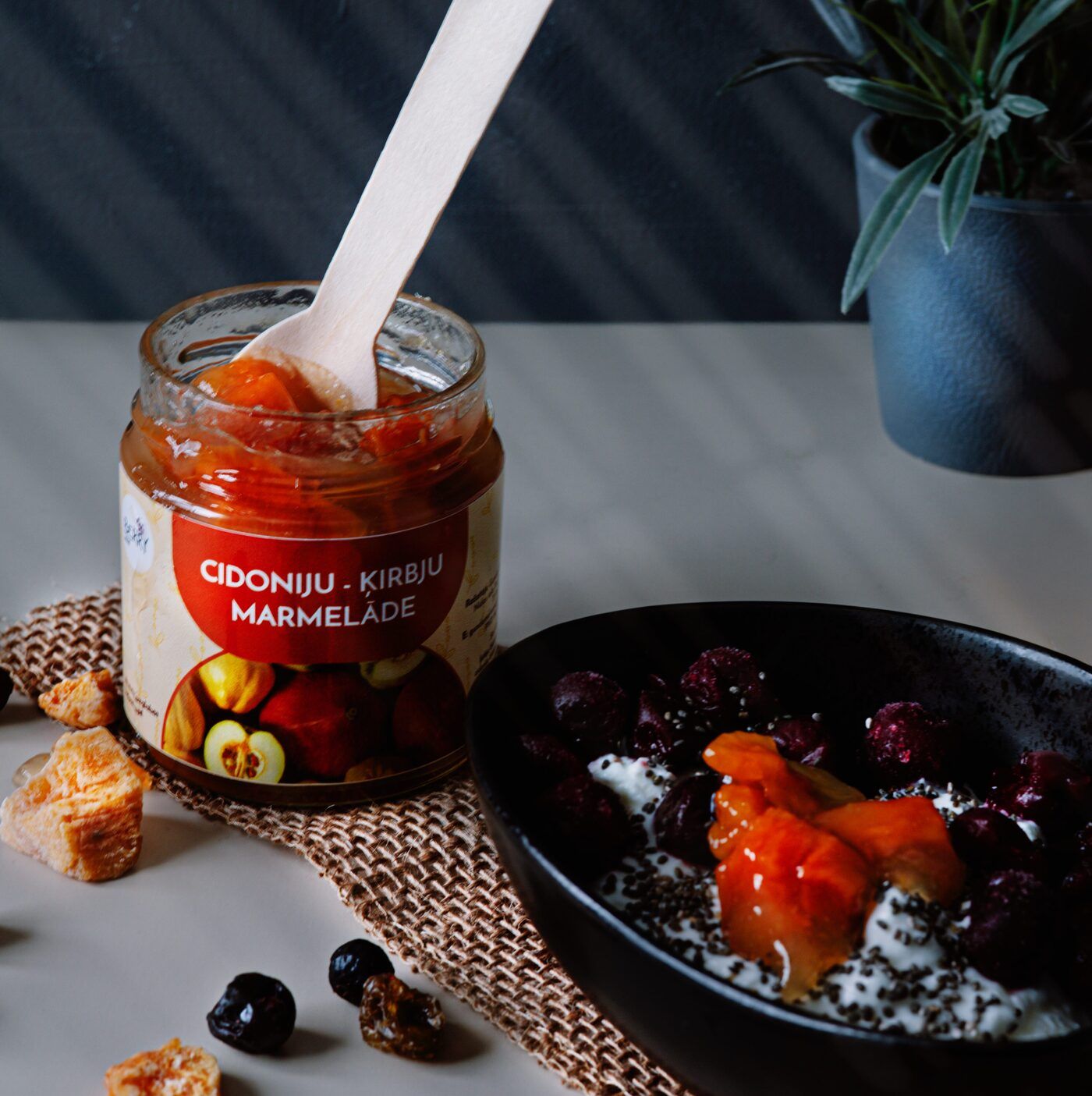 Cidoniju–ķirbju marmelāde, 200 ml
