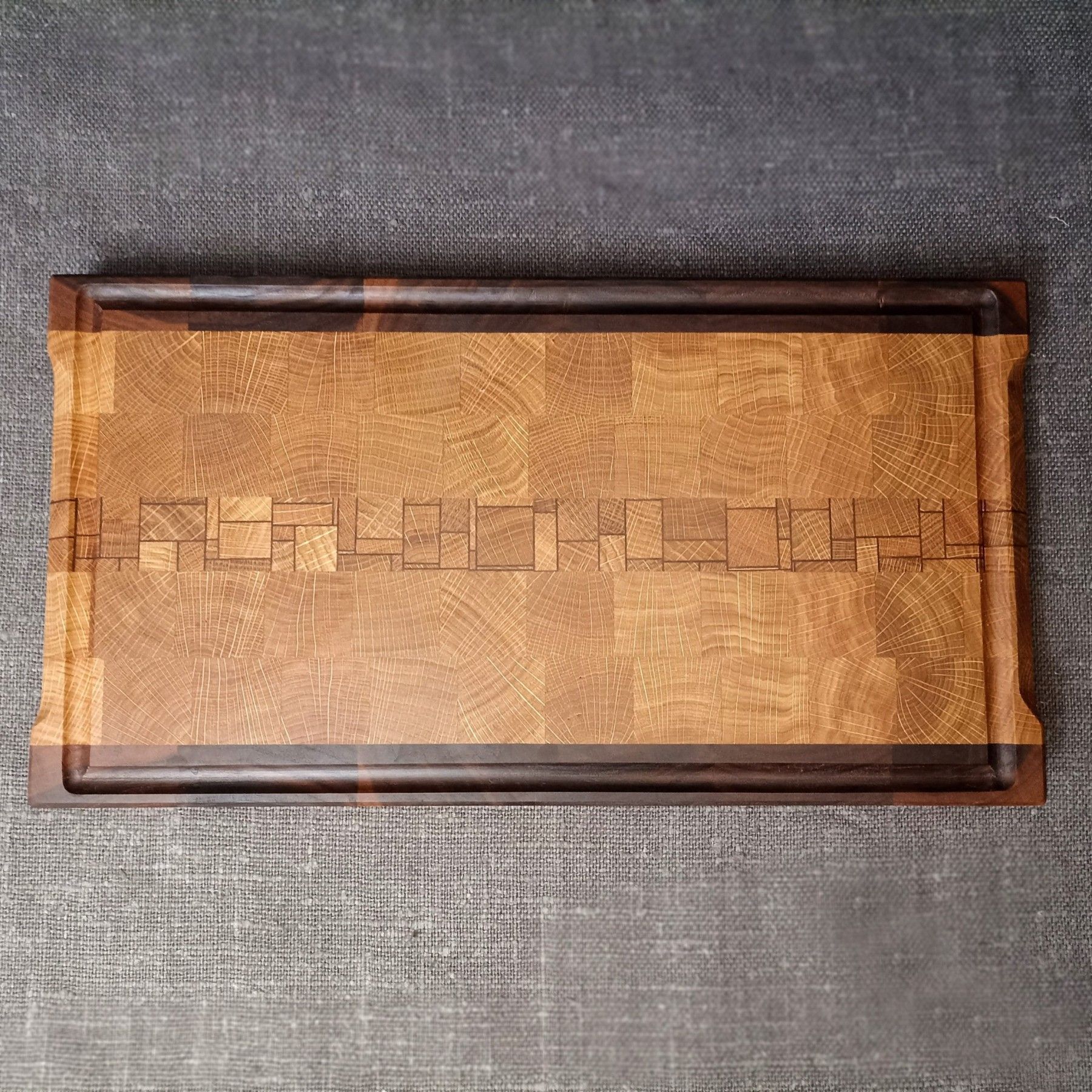 Griešanas dēlītis Raibi Koki, 40 cm, koks, brūnā krāsā — attēls 3