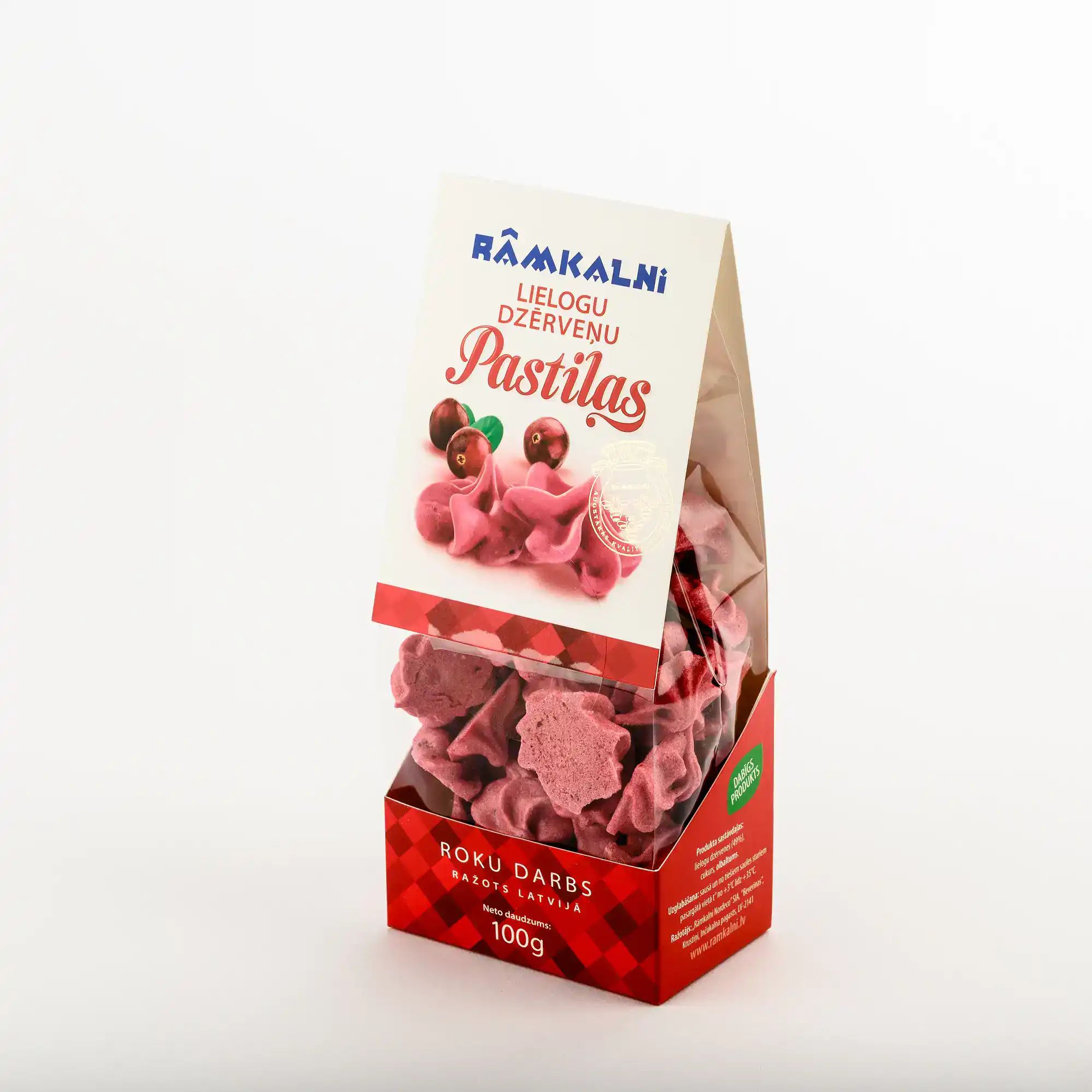 Lielogu dzērveņu pastilas, 100 g — attēls 2